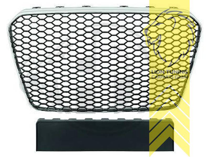 chrom, schwarz matt, Passend für alle Ausstattungsvarianten, ABS Kunststoff, für Fahrzeuge mit PDC, Eintragungsfrei / als Ersatzteil verwendbar