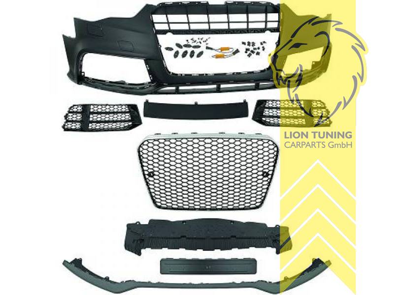 Ersatzteile von äquivalenter Qualität für die Besitzer des Fahrzeugs (entspr. EU-Verordnung 46/2010), PP Kunststoff, grundiert, für Fahrzeuge ohne PDC, für Fahrzeuge mit oder ohne SRA, Eintragungsfrei / mit ABE