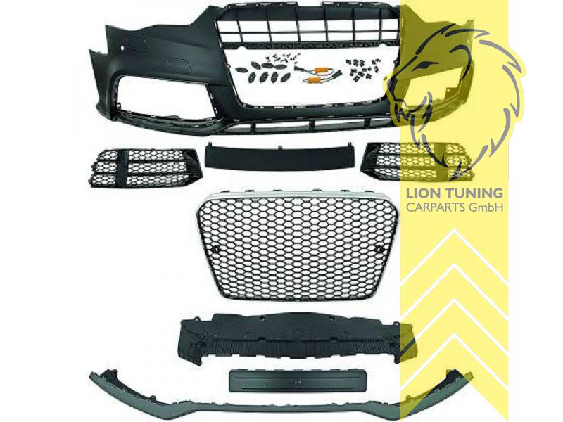 Ersatzteile von äquivalenter Qualität für die Besitzer des Fahrzeugs (entspr. EU-Verordnung 46/2010), PP Kunststoff, grundiert, für Fahrzeuge mit PDC, für Fahrzeuge mit oder ohne SRA, Eintragungsfrei / mit ABE