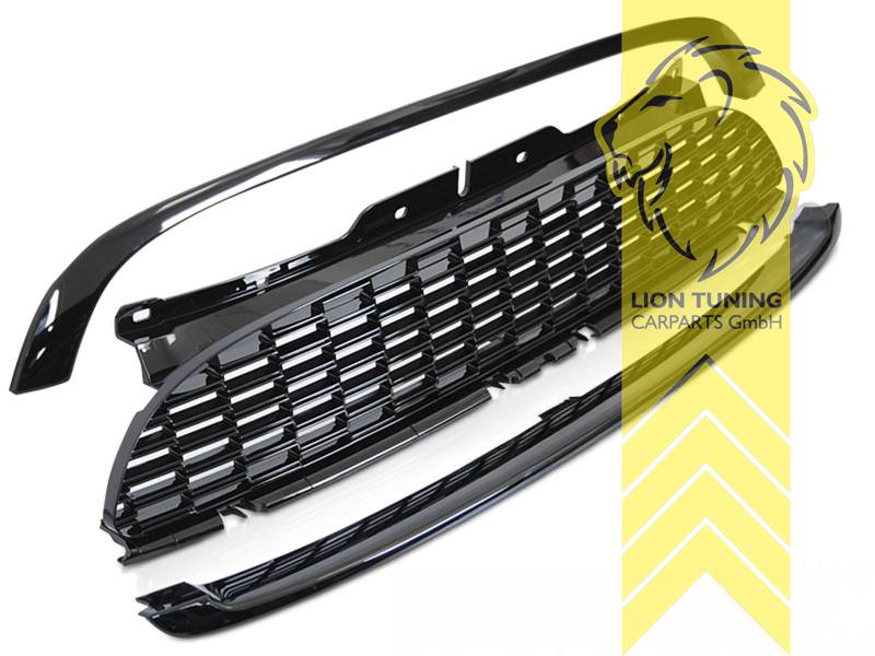 schwarz glänzend, nicht für Cooper S und John Cooper Works, ABS Kunststoff, Eintragungsfrei / als Ersatzteil verwendbar