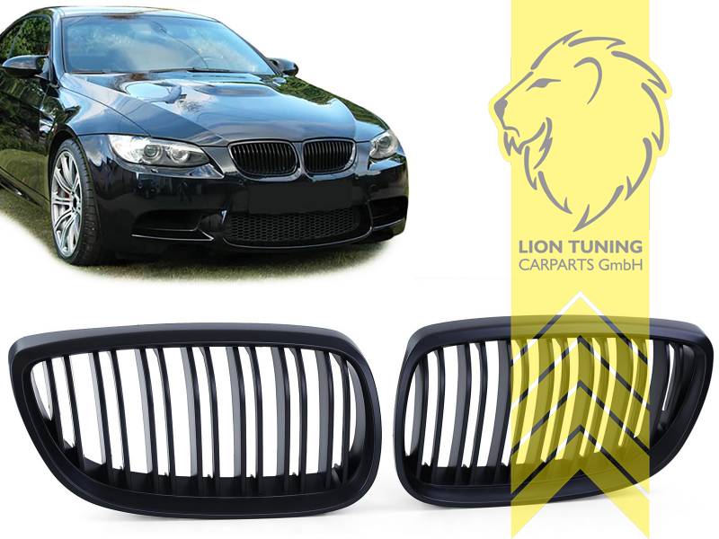 Doppelsteg, schwarz matt, ABS Kunststoff, Eintragungsfrei / als Ersatzteil verwendbar