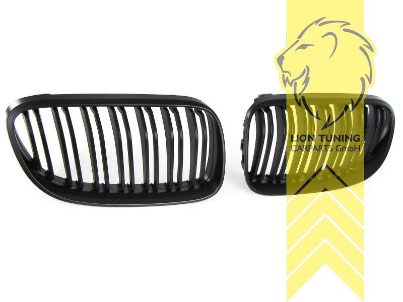 Doppelsteg, schwarz matt, ABS Kunststoff, Eintragungsfrei / keine Eintragung nötig