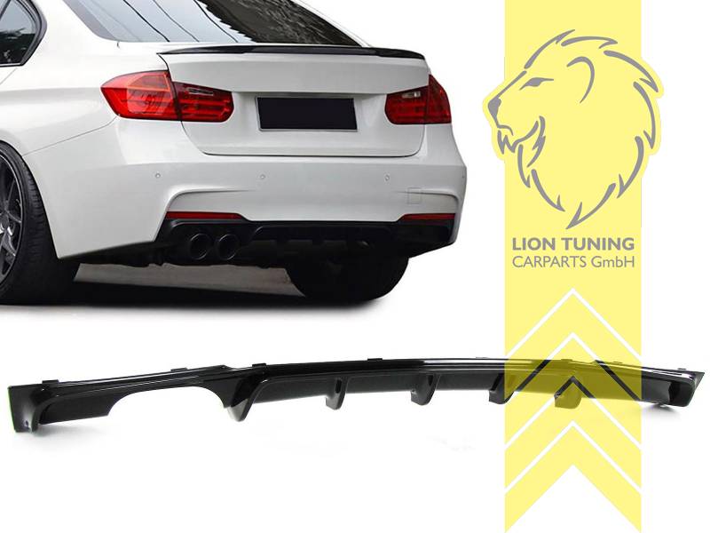 links, schwarz glänzend, passend für unsere Artikelnummer 10692, 10687, 10685, 11767, auch passend für die original F30 / F31 M-Paket Stoßstange, PP Kunststoff, Eintragungsfrei / keine Eintragung nötig