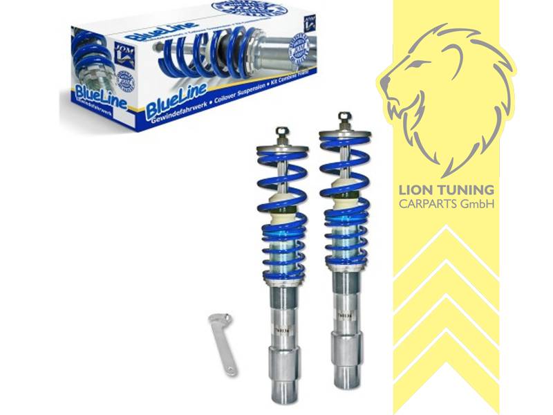 fest, blau, nicht passend für xDrive, nicht passend für Niveauregulierung, Stahl verzinkt, Eintragungspflichtig / Teilegutachten liegt bei