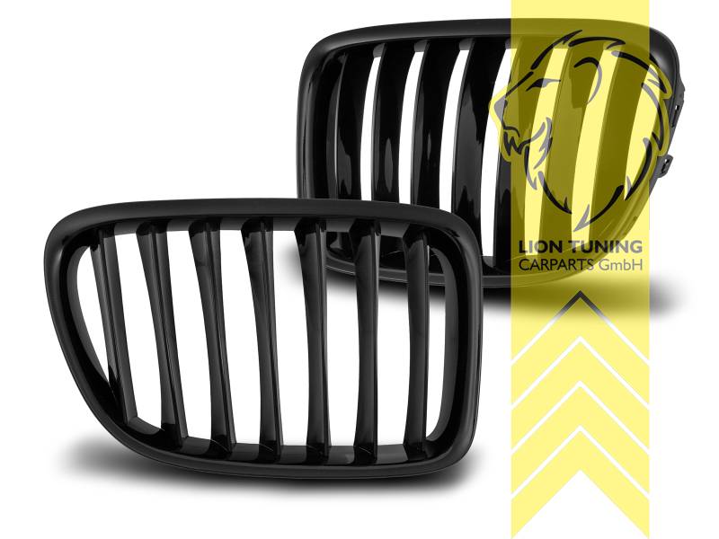 schwarz glänzend, ABS Kunststoff, Eintragungsfrei / als Ersatzteil verwendbar