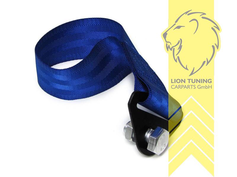 blau, M14 Rechtsgewinde, Gewindelänge 30mm, Gesamtlänge Stoff 21,5cm