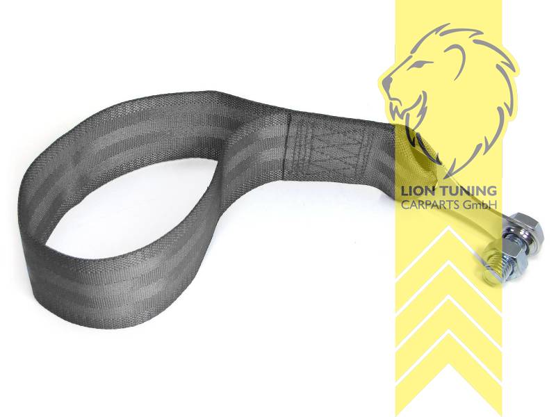 grau, M12 Rechtsgewinde, Gewindelänge 30mm, Gesamtlänge Stoff 26,5cm