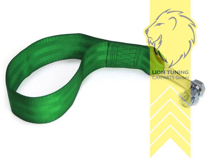 grün, M12 Rechtsgewinde, Gewindelänge 30mm, Gesamtlänge Stoff 26,5cm