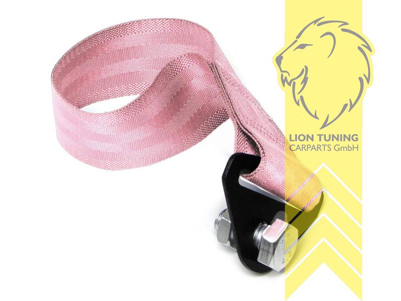 rosa, M14 Rechtsgewinde, Gewindelänge 30mm, Gesamtlänge Stoff 21,5cm