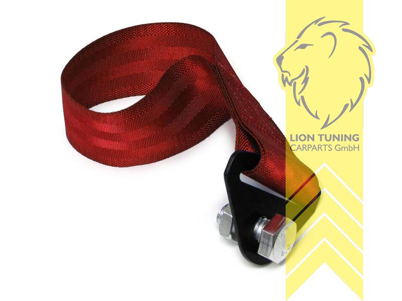 rot, M14 Rechtsgewinde, Gewindelänge 30mm, Gesamtlänge Stoff 21,5cm