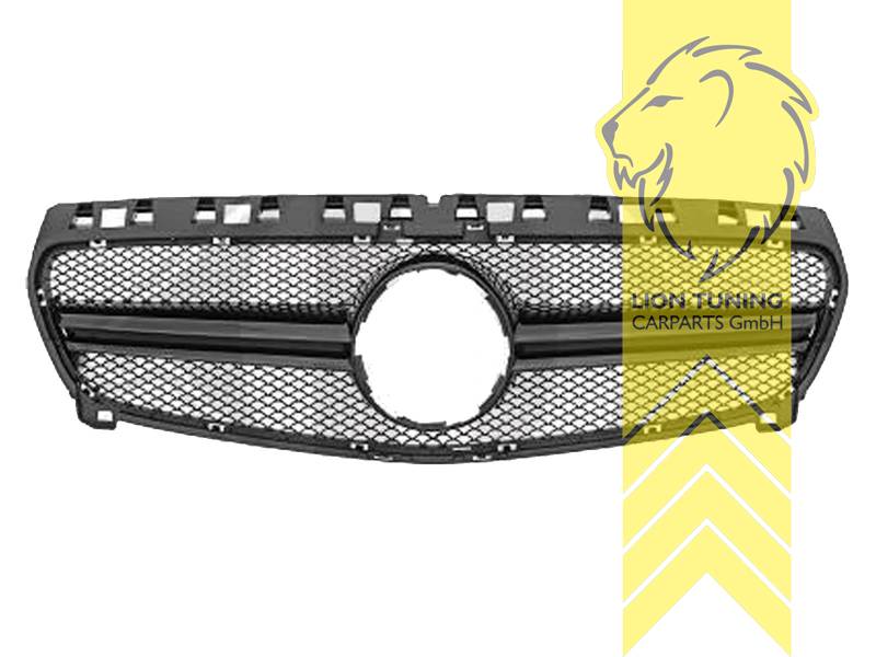 Original Mercedes Emblem wird übernommen, schwarz, ABS Kunststoff, Eintragungsfrei / als Ersatzteil verwendbar