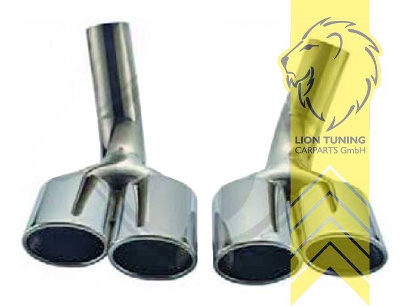 Liontuning - Tuningartikel für Ihr Auto  Lion Tuning Carparts GmbH  Edelstahl Endrohre Auspuff Blende Auspuffblenden für Mercedes Benz G Klasse  W463