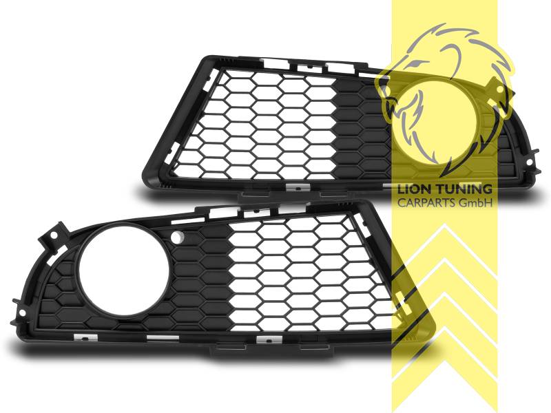 schwarz, auch passend für M5 und M-Paket Stoßstangen aus dem Zubehör, nur passend für M-Paket oder unsere Artikelnummer 7449, 7450, 14900, PP Kunststoff, Eintragungsfrei / als Ersatzteil verwendbar