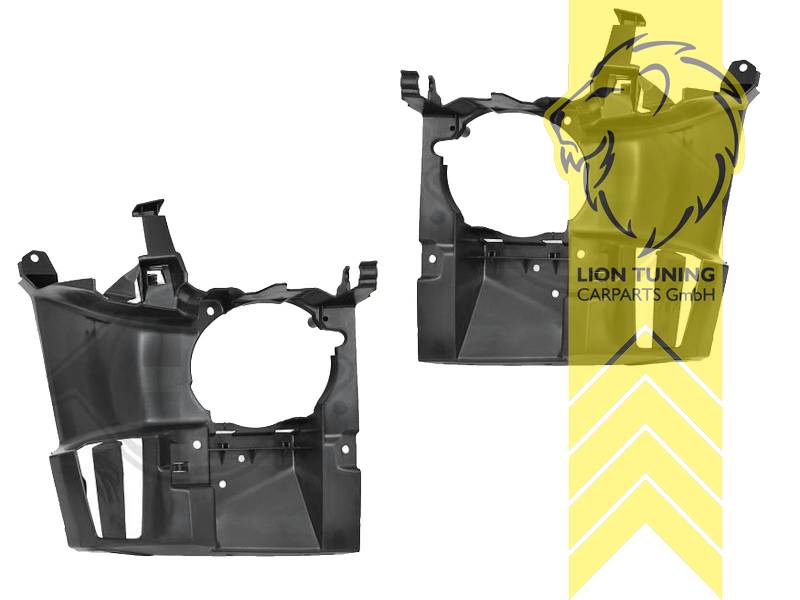 schwarz, nur passend für M-Paket oder unsere Artikelnummer 10595, 10596, 10685, 10686, 14095, 14568, 17608, auch passend für die original M-Paket Stoßstange, Eintragungsfrei / als Ersatzteil verwendbar