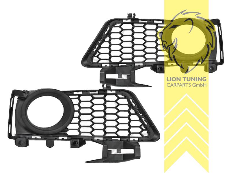 schwarz, nur passend für M-Paket oder unsere Artikelnummer 10595, 10596, 10685, 10686, 14095, 14568, 17608, auch passend für die original M-Paket Stoßstange, PP Kunststoff, Eintragungsfrei / als Ersatzteil verwendbar