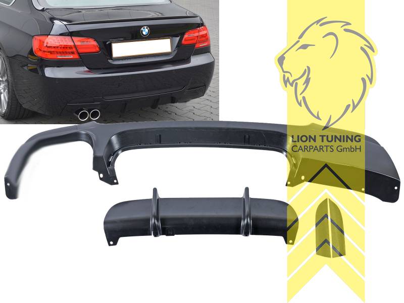 links, schwarz, passend für unsere Artikelnummer 7108 und 7109, auch passend für die original E92 / E93 M-Paket Stoßstange, PP Kunststoff, schwarz - lackierfähig, Eintragungsfrei / als Ersatzteil verwendbar