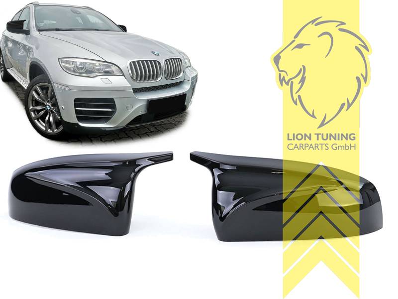 schwarz glänzend, ABS Kunststoff, Eintragungsfrei / als Ersatzteil verwendbar