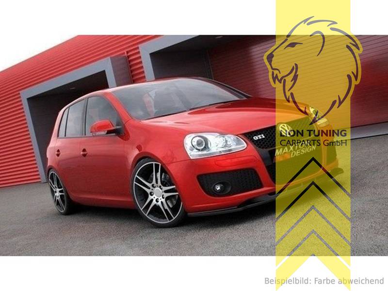 schwarz glänzend, ABS Kunststoff, Eintragungsfrei / mit ABE