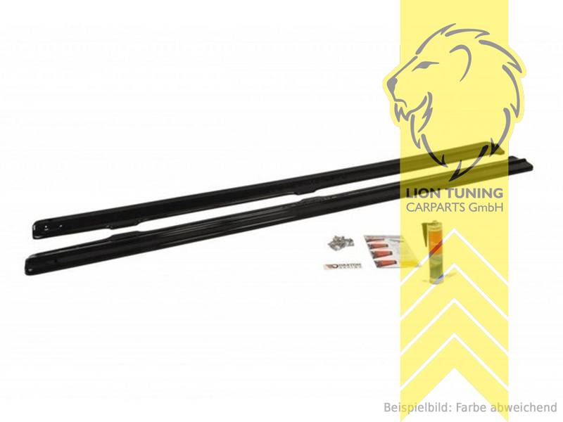 schwarz glänzend, ABS Kunststoff, Eintragungsfrei / mit ABE