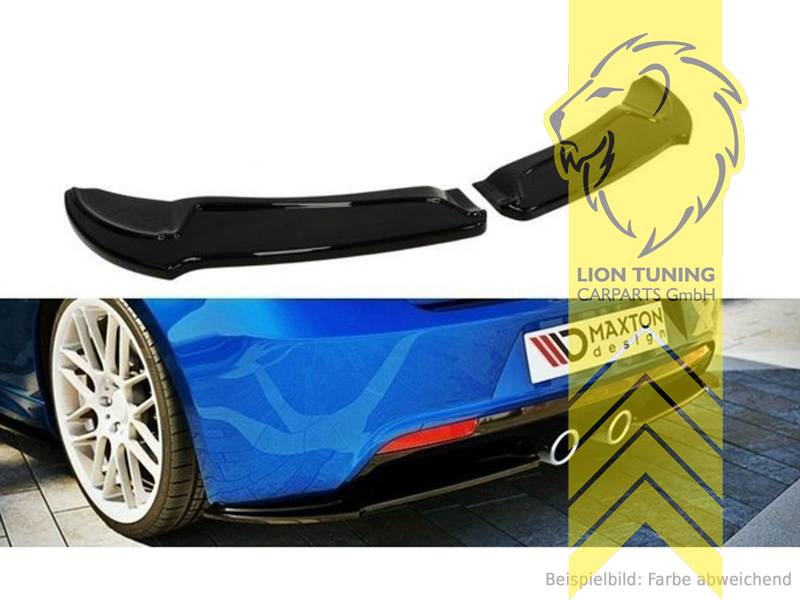 schwarz glänzend, ABS Kunststoff, Eintragungsfrei / mit ABE