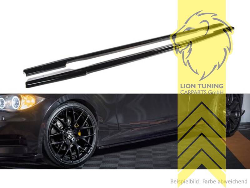 schwarz glänzend, ABS Kunststoff, Eintragungsfrei / mit ABE