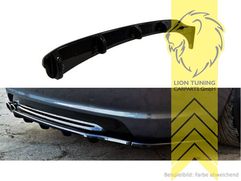 schwarz glänzend, ABS Kunststoff, Eintragungsfrei / mit ABE