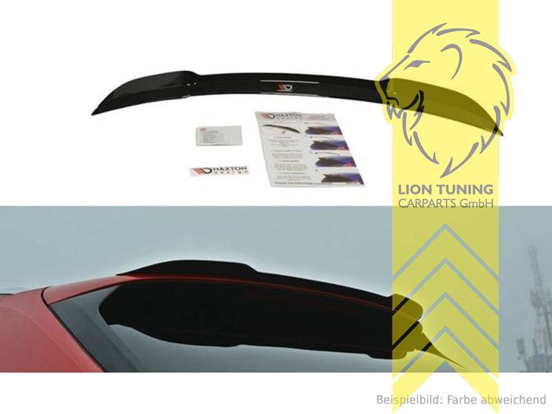 schwarz glänzend, ABS Kunststoff, Eintragungsfrei / mit ABE