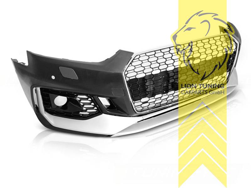 silber, Ersatzteile von äquivalenter Qualität für die Besitzer des Fahrzeugs (entspr. EU-Verordnung 46/2010), PP Kunststoff, grundiert, für Fahrzeuge mit PDC, für Fahrzeuge mit SRA, Eintragungsfrei / mit ABE