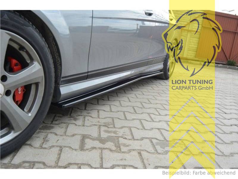 schwarz glänzend, ABS Kunststoff, Eintragungsfrei / mit ABE