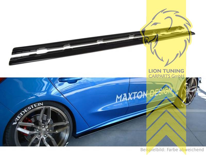 schwarz glänzend, ABS Kunststoff, Eintragungsfrei / mit ABE