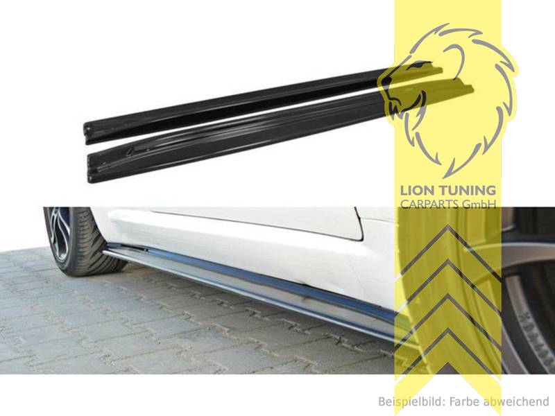 schwarz glänzend, ABS Kunststoff, Eintragungsfrei / mit ABE