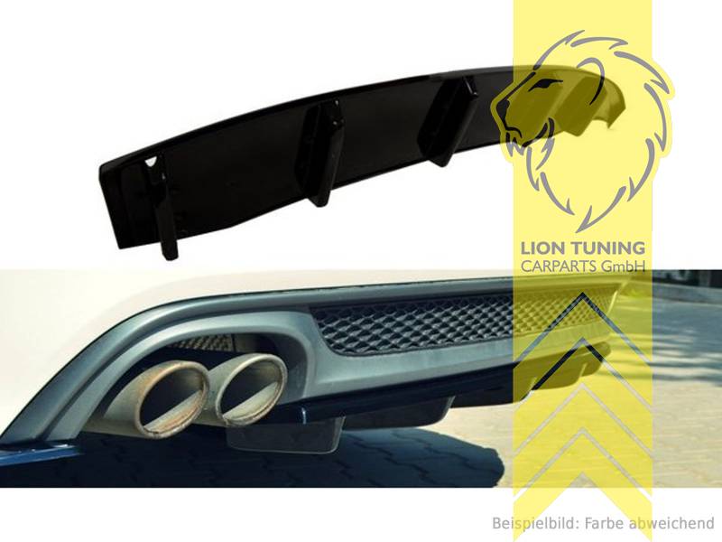 schwarz glänzend, ABS Kunststoff, Eintragungsfrei / mit ABE