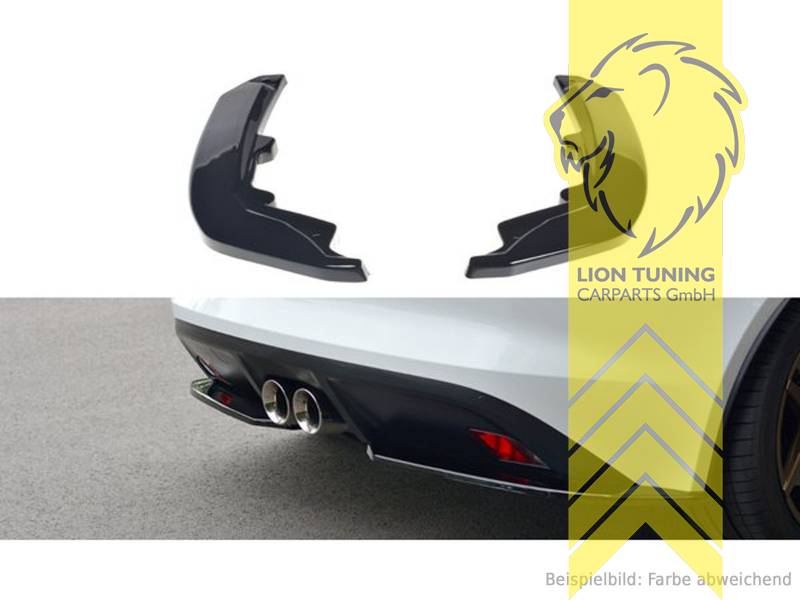 schwarz glänzend, ABS Kunststoff, Eintragungsfrei / mit ABE