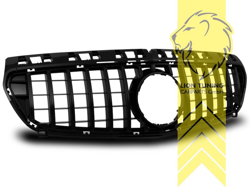 Original Mercedes Emblem wird übernommen, schwarz glänzend, ABS Kunststoff, Eintragungsfrei / als Ersatzteil verwendbar