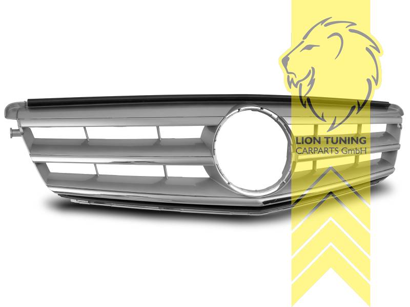 Original Mercedes Emblem wird übernommen, silber, chrom, ABS Kunststoff, Eintragungsfrei / als Ersatzteil verwendbar