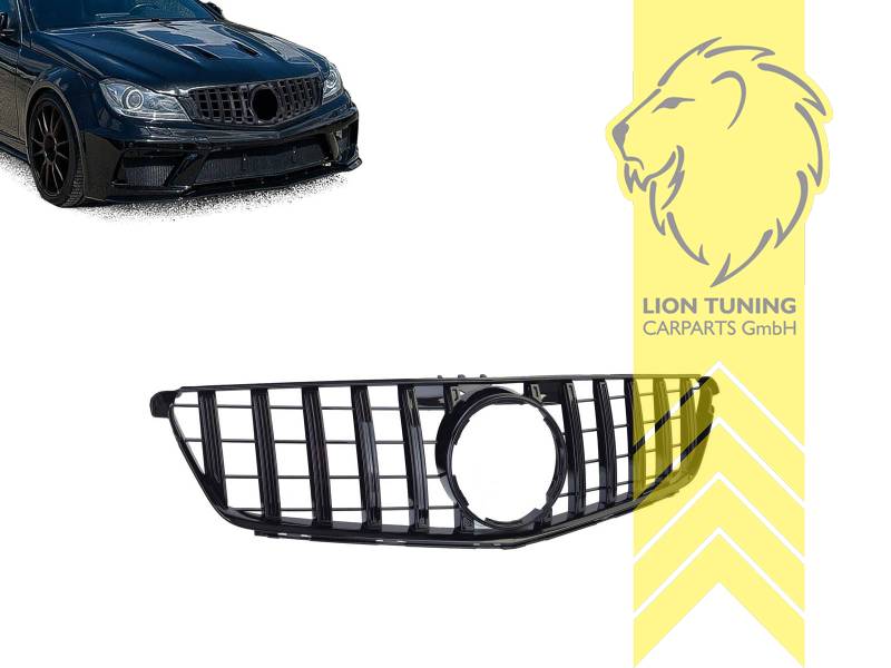 Original Mercedes Emblem wird übernommen, schwarz glänzend, ABS Kunststoff, Eintragungsfrei / als Ersatzteil verwendbar