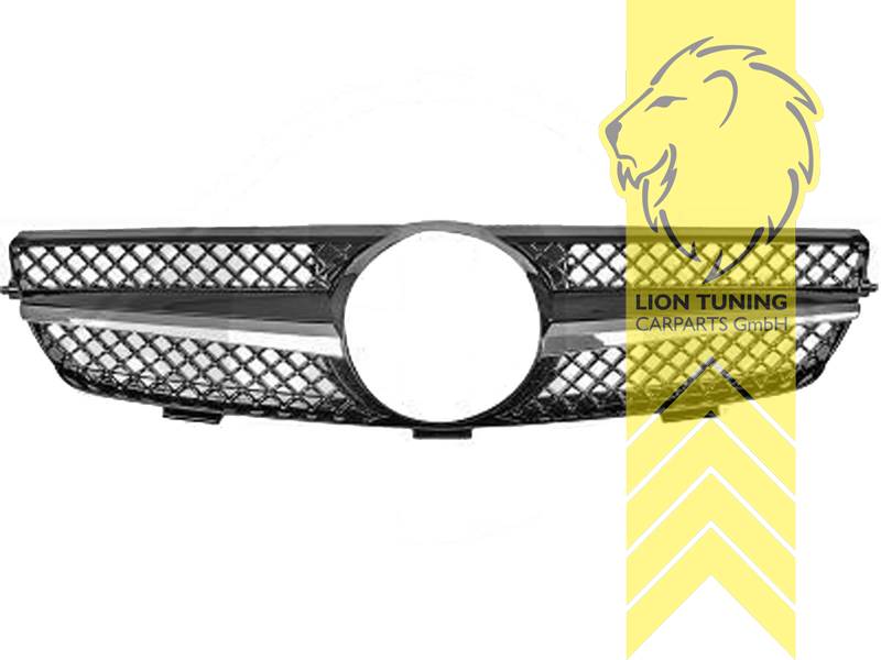 Original Mercedes Emblem wird übernommen, schwarz, chrom, ABS Kunststoff, Eintragungsfrei / als Ersatzteil verwendbar