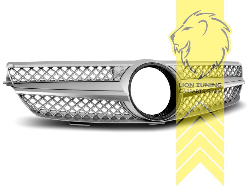 Original Mercedes Emblem wird übernommen, silber, chrom, ABS Kunststoff, Eintragungsfrei / als Ersatzteil verwendbar