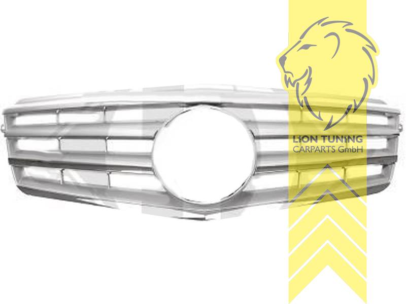 Original Mercedes Emblem wird übernommen, silber, chrom, ABS Kunststoff, Eintragungsfrei / als Ersatzteil verwendbar