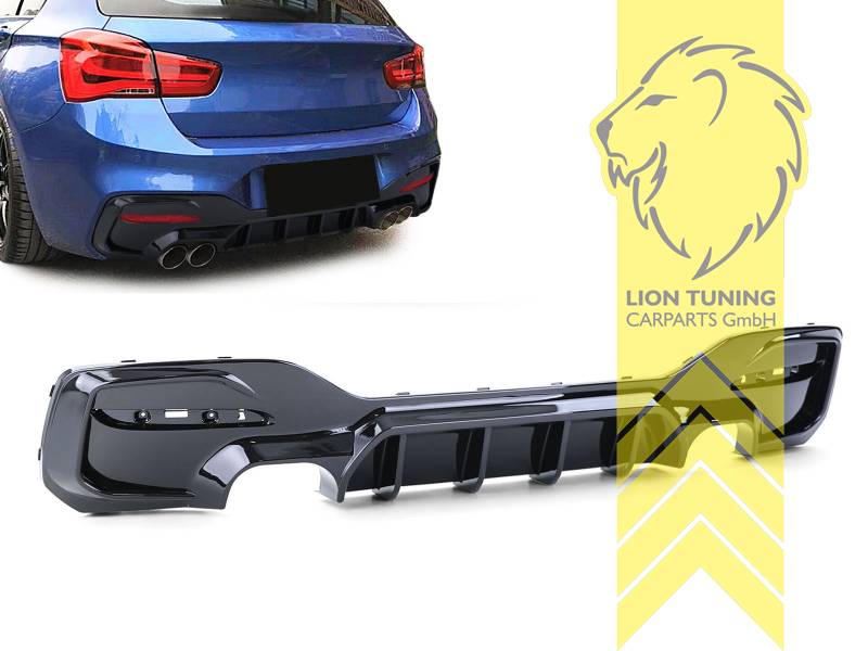 schwarz glänzend, nur passend für Fahrzeuge mit M-Paket, PP Kunststoff, Eintragungsfrei / als Ersatzteil verwendbar