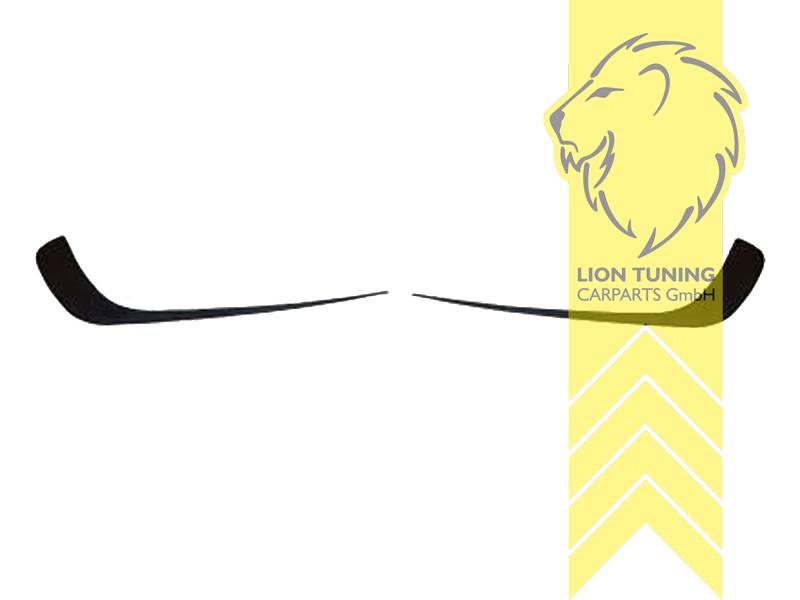 schwarz, PP Kunststoff, schwarz - lackierfähig, Eintragungsfrei / als Ersatzteil verwendbar