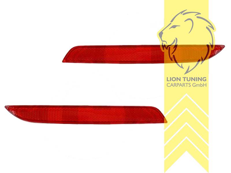 rot, nur passend für Fahrzeuge mit M-Paket Stoßstange, Eintragungsfrei / mit E-Prüfzeichen