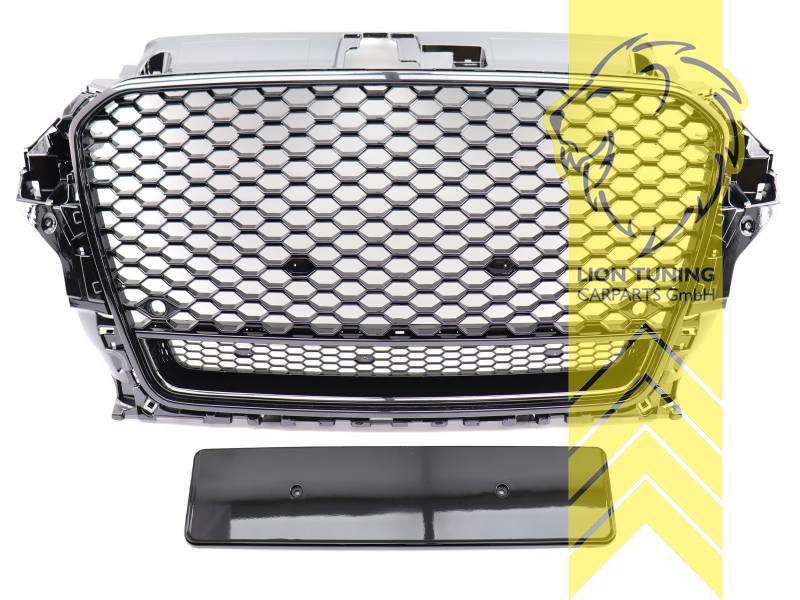 schwarz glänzend, Passend für alle Ausstattungsvarianten, ABS Kunststoff, für Fahrzeuge mit PDC, Eintragungsfrei / als Ersatzteil verwendbar