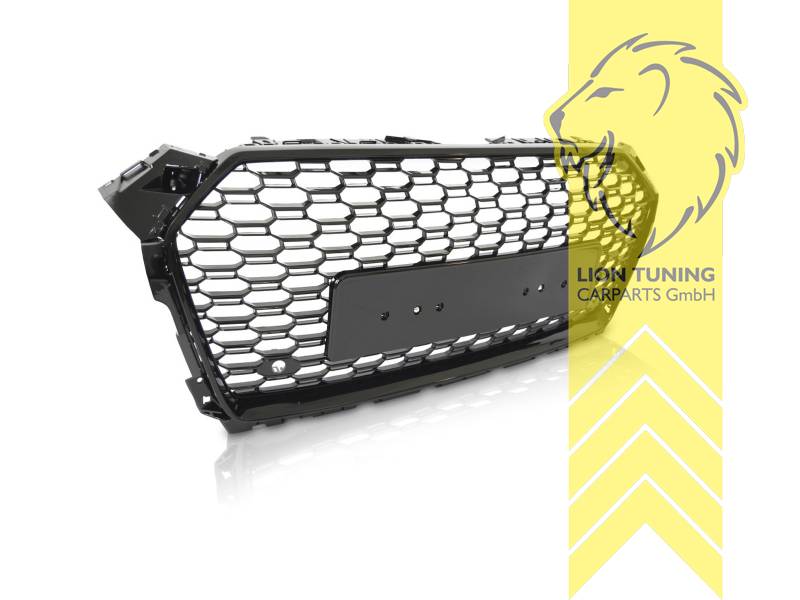 schwarz, chrom, schwarz glänzend, nicht für RS Modelle, ABS Kunststoff, für Fahrzeuge mit PDC, Eintragungsfrei / als Ersatzteil verwendbar