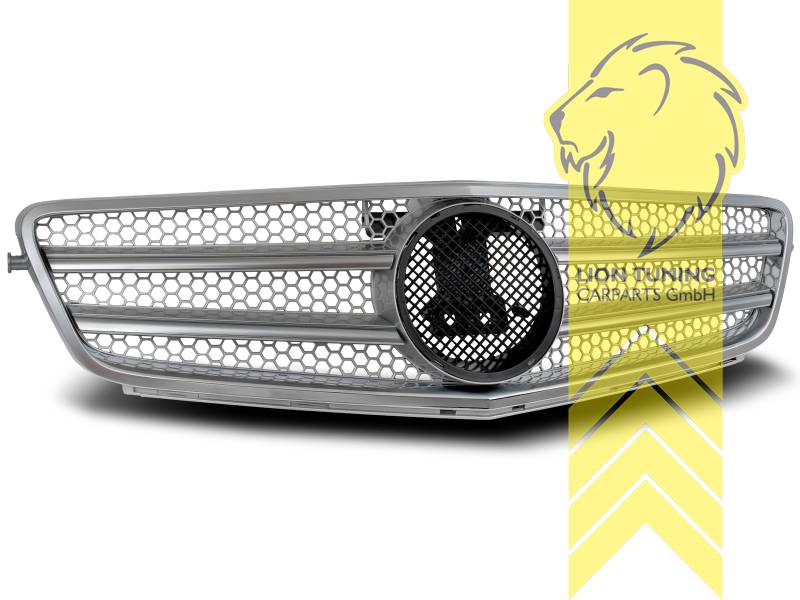 Original Mercedes Emblem wird übernommen, chrom, silber, ABS Kunststoff, Eintragungsfrei / als Ersatzteil verwendbar