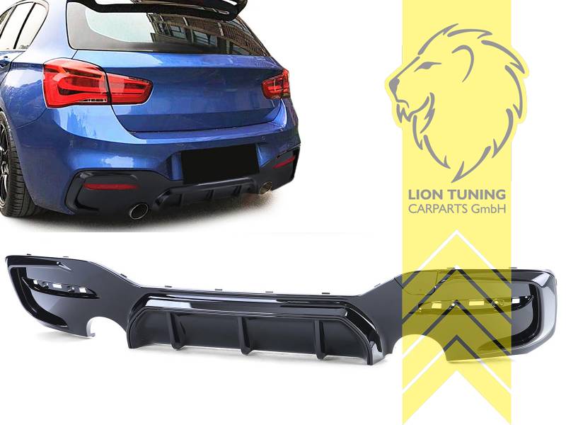 links und rechts, schwarz glänzend, nur passend für Fahrzeuge mit M-Paket, PP Kunststoff, Eintragungsfrei / als Ersatzteil verwendbar