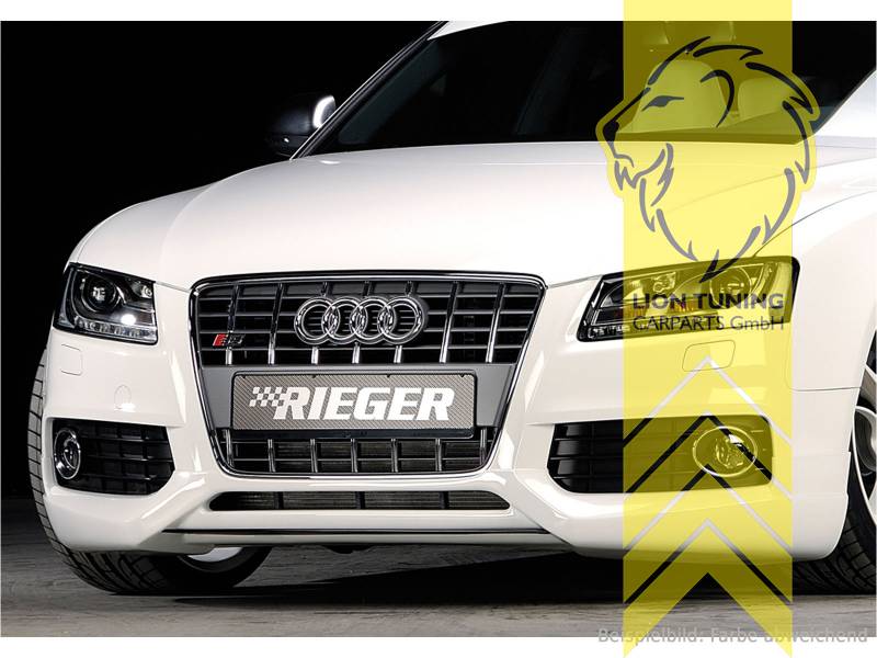 schwarz matt, nur passend für unsere Spoilerlippe Art.: 23903 23904, ABS Kunststoff, schwarz - lackierfähig, Eintragungsfrei / mit ABE