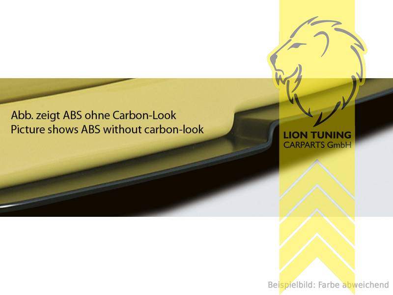 carbon Optik, nur passend für unsere Spoilerlippe Art.: 23932, ABS Kunststoff, Eintragungsfrei / mit ABE