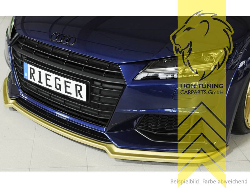 schwarz matt, nur passend für S-Line Stoßstange, ABS Kunststoff, schwarz - lackierfähig, Eintragungsfrei / mit ABE