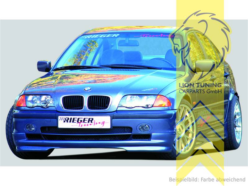 nicht passend für M-Paket Stoßstangen, ABS Kunststoff, schwarz - lackierfähig, Eintragungspflichtig / Teilegutachten liegt bei